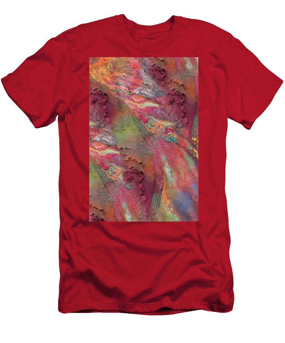 Russian Artists New Wave T-Shirt featuring the painting Indian Spices by Marina Shkolnik