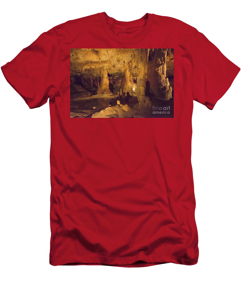 Inner Space Caverns T-Shirt featuring the photograph Inner Space Formations Five by Bob Phillips