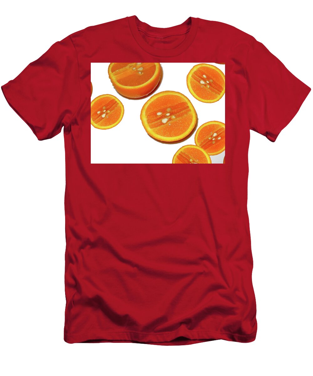 Orange T-Shirt featuring the digital art Interior Arrangement by Lynda Lehmann
