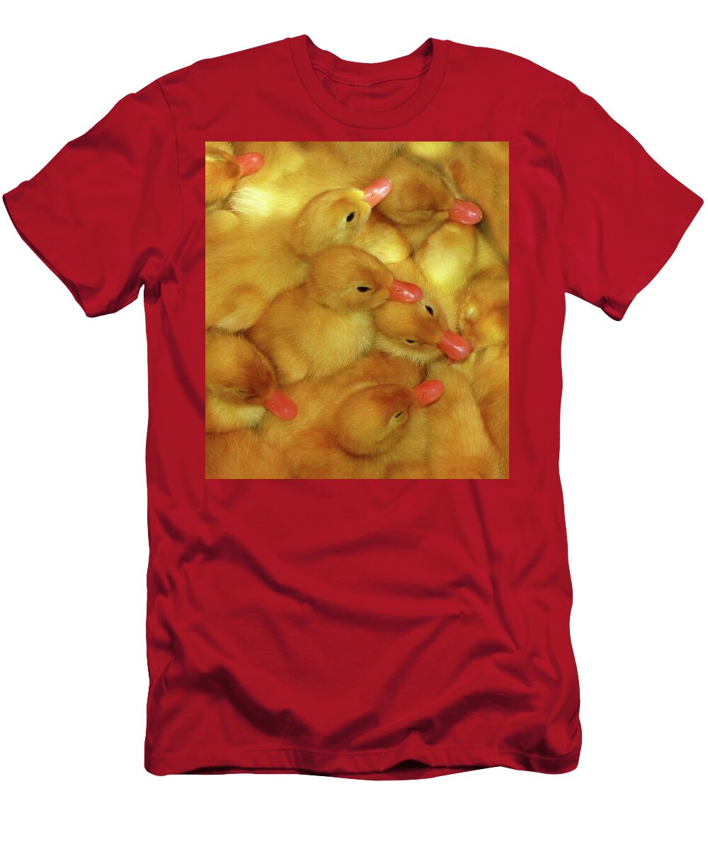 Nature T-Shirt featuring the photograph Just Ducky by Peggy Urban