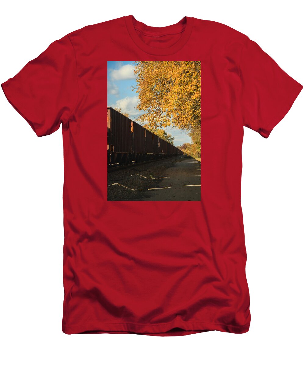 Galena T-Shirt featuring the photograph Land of Trains by Joni Eskridge