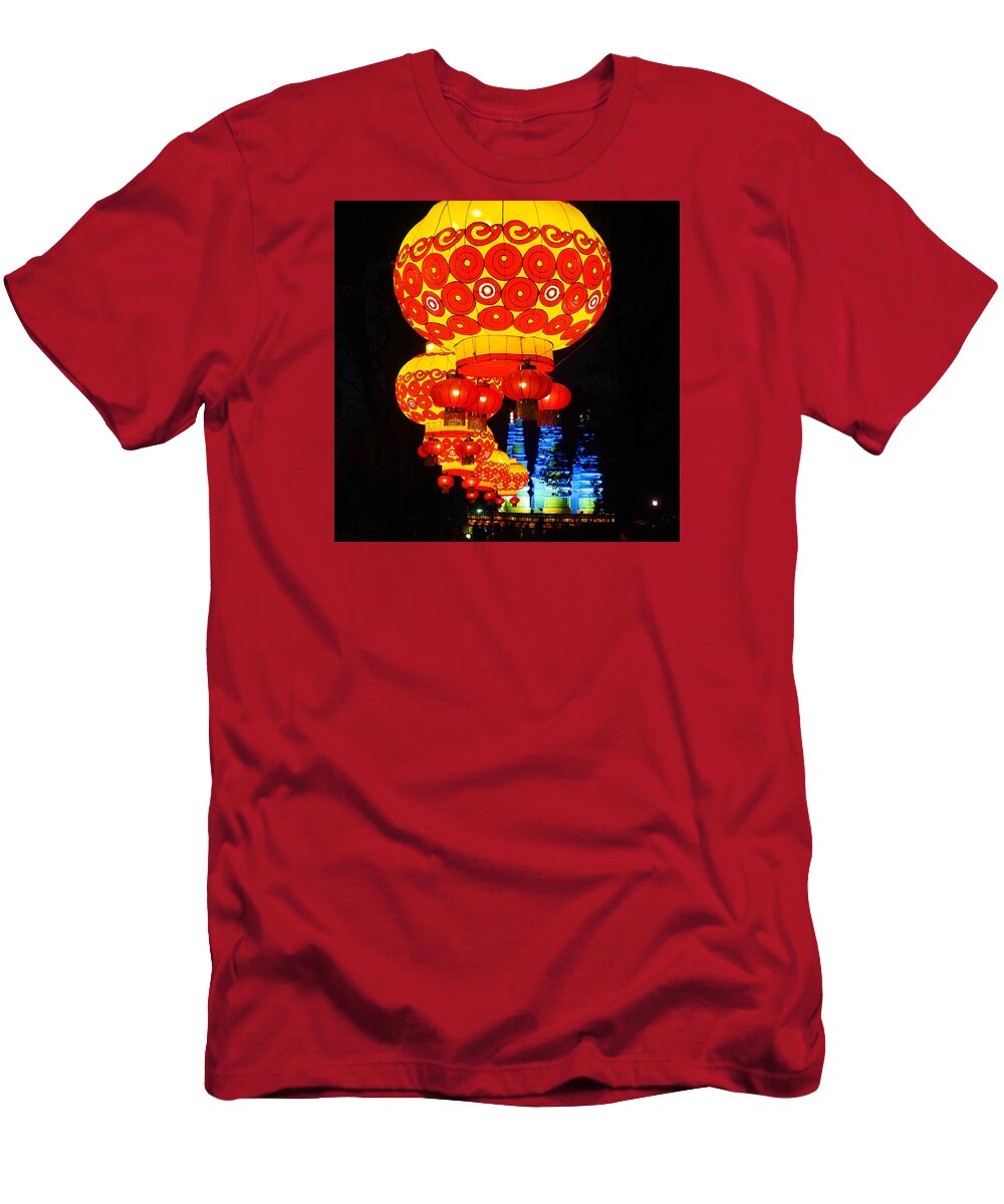 Lantern T-Shirt featuring the photograph Lantern Walk by C H Apperson