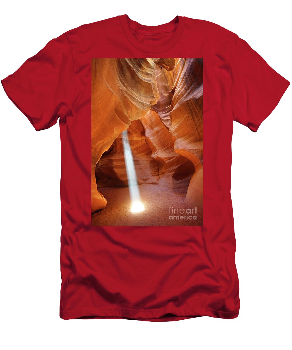 Arizona T-Shirt featuring the photograph Light in Antelope Upper Canyon by Benedict Heekwan Yang