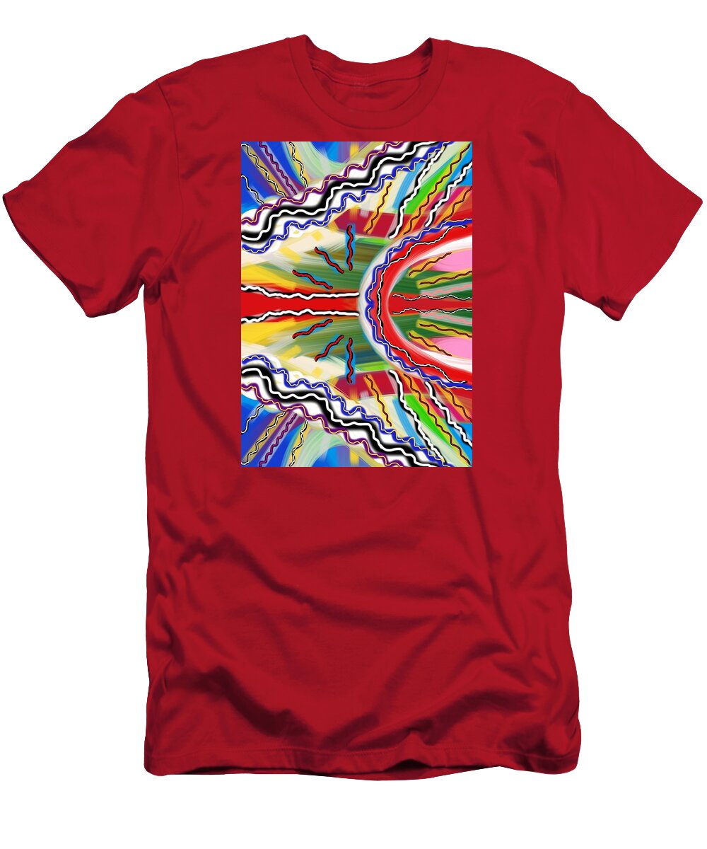 Love T-Shirt featuring the painting Love from God by Gina Nicolae Johnson
