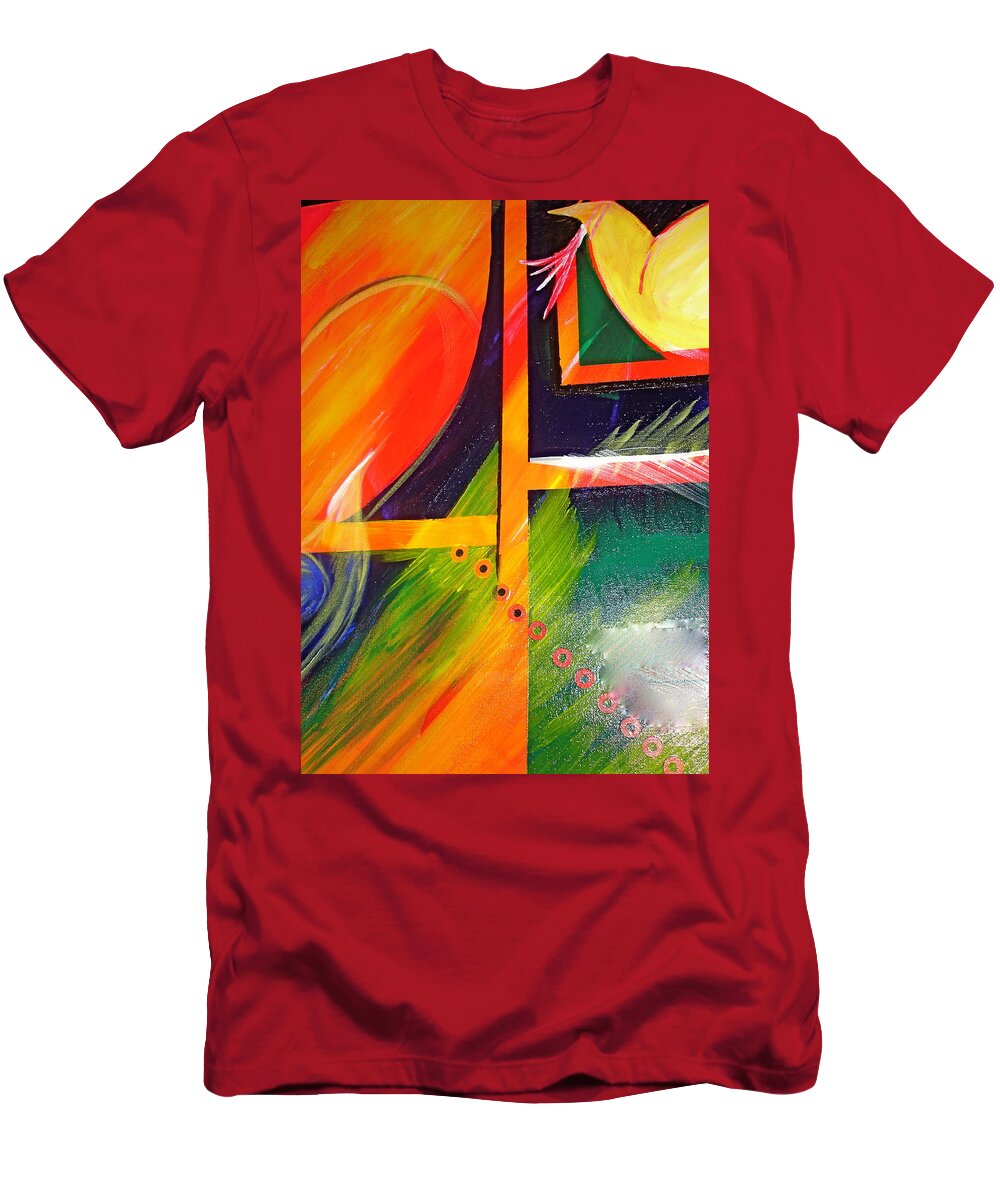 Love T-Shirt featuring the painting Love Song by Sheila J Hall