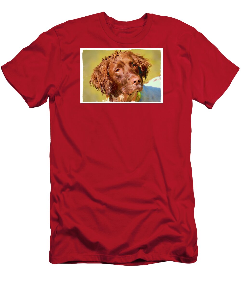  T-Shirt featuring the photograph Maggie 2 by Constantine Gregory