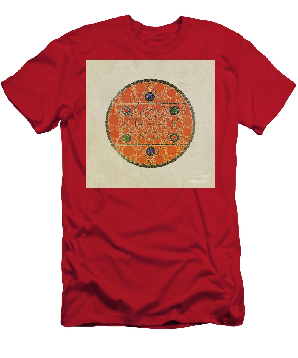 Magic T-Shirt featuring the digital art Magic Symbol by MB by Esoterica Art Agency