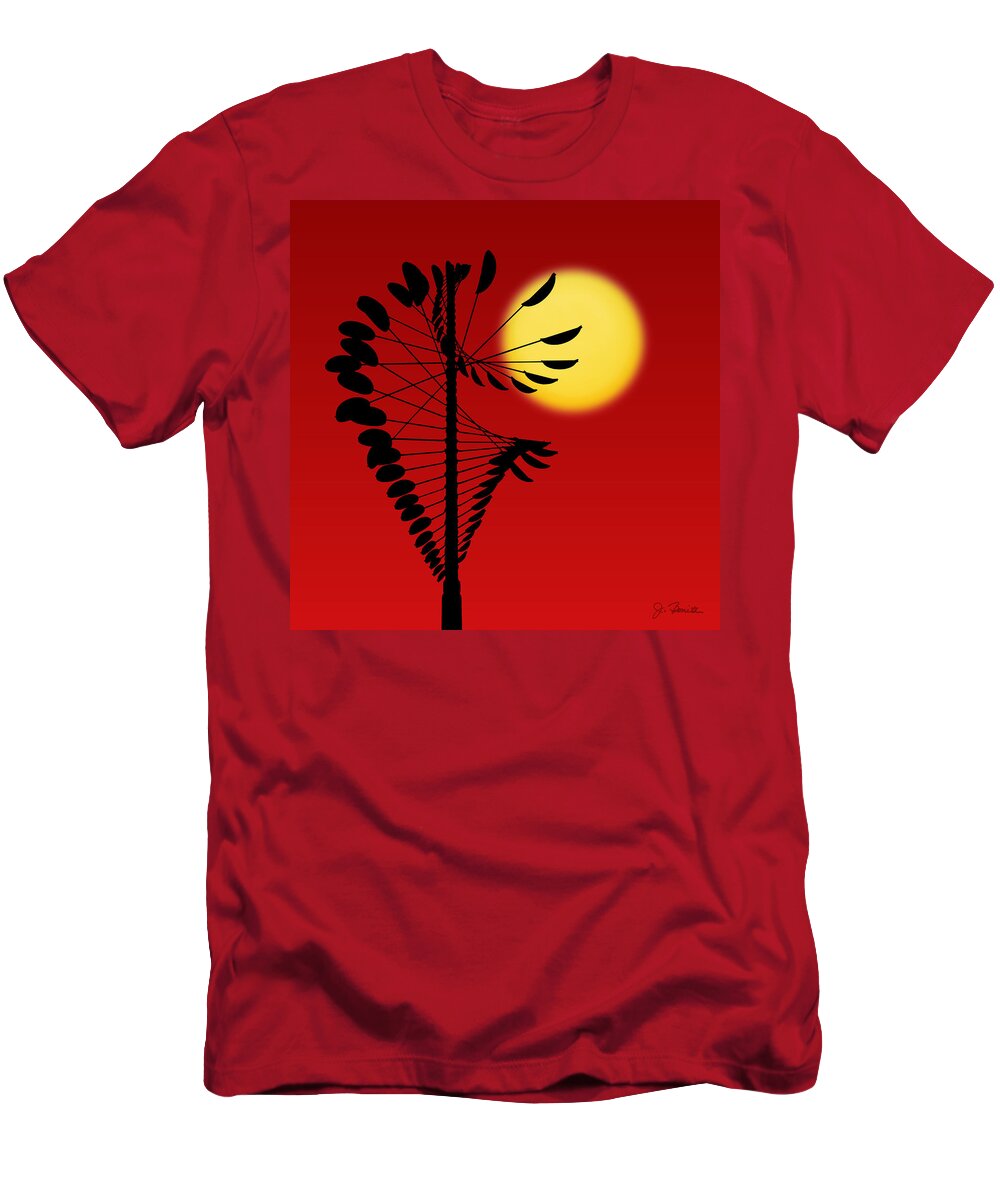 Mobile T-Shirt featuring the photograph Magical Mobile and Sun by Joe Bonita