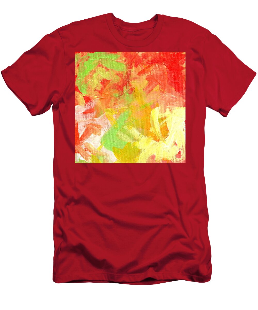 Acrylic T-Shirt featuring the painting Malibar 5 by Marcy Brennan