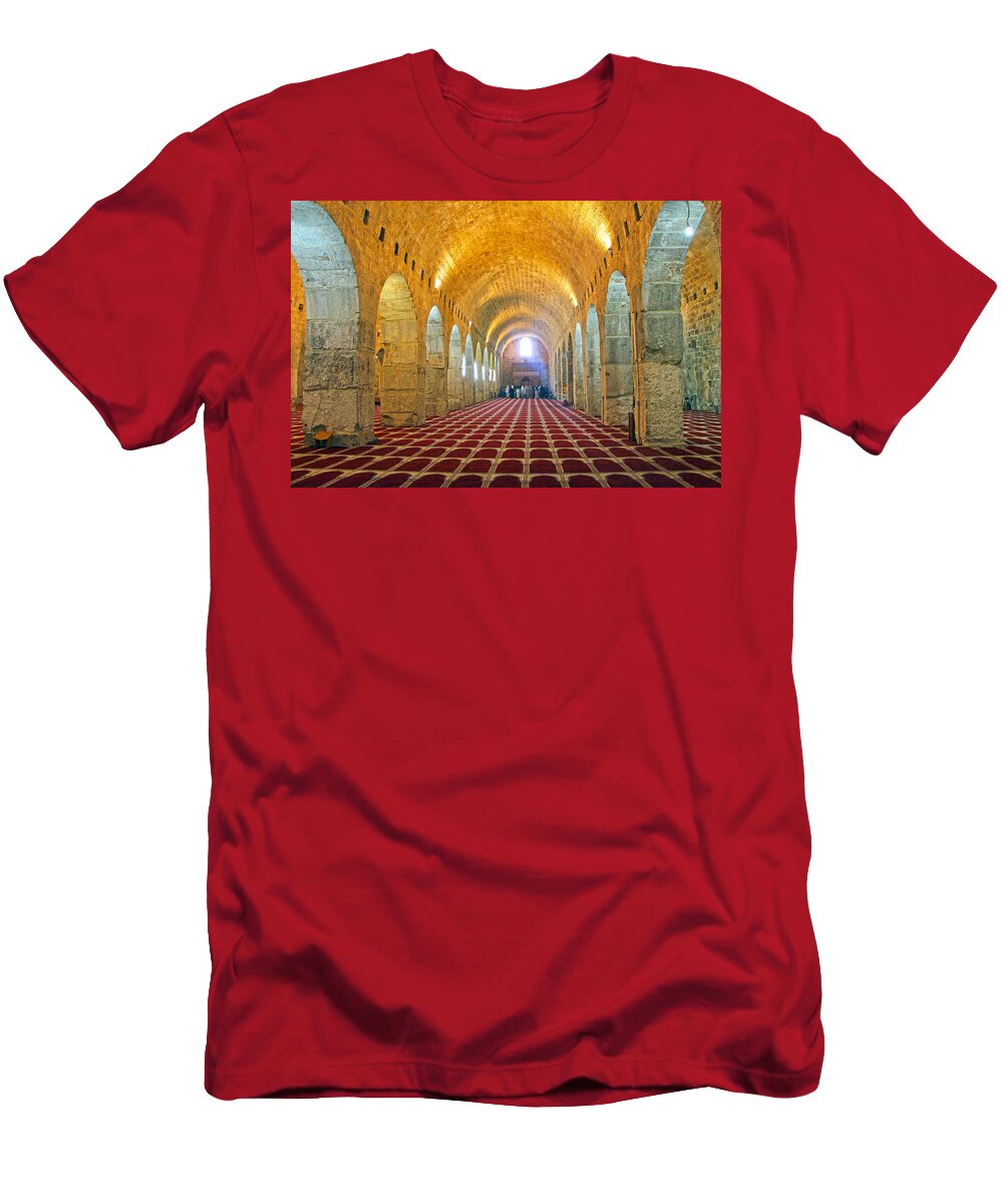 Marwani T-Shirt featuring the photograph Marwani Mosque by Munir Alawi