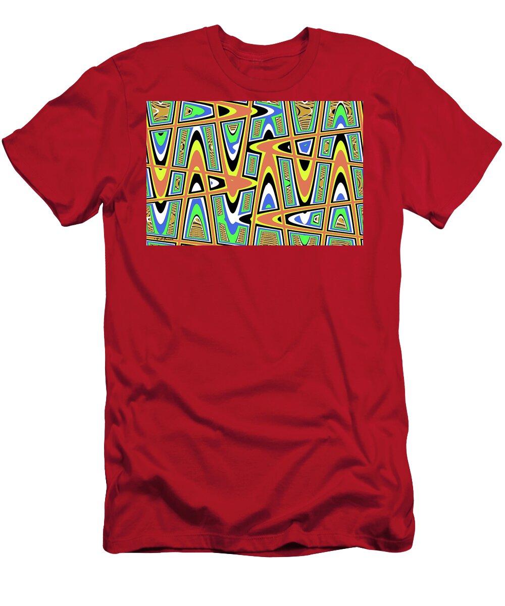 Maybe An Abstract T-Shirt featuring the digital art Maybe An Abstract by Tom Janca