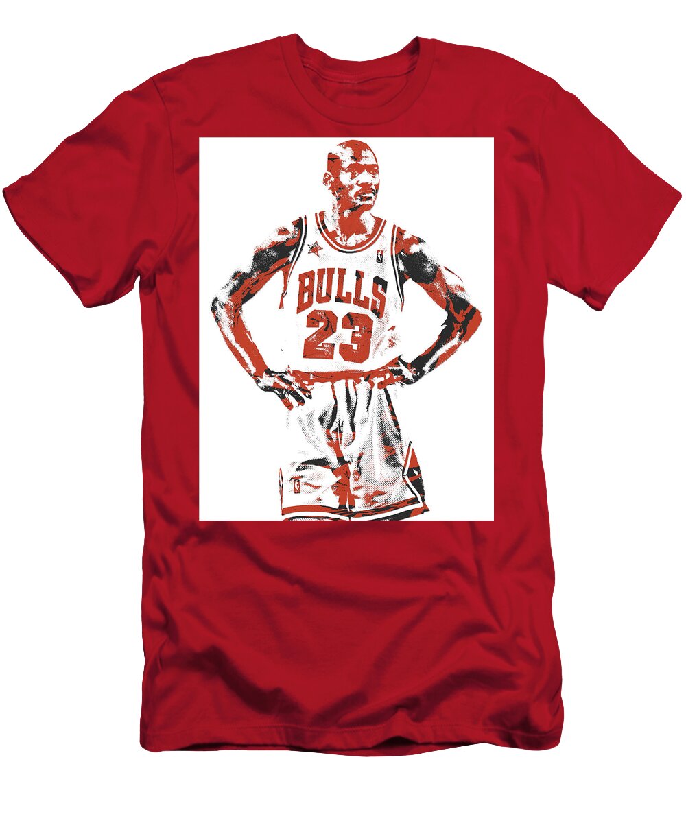 Michael Jordan CHICAGO BULLS PIXEL ART 13 Kids T-Shirt