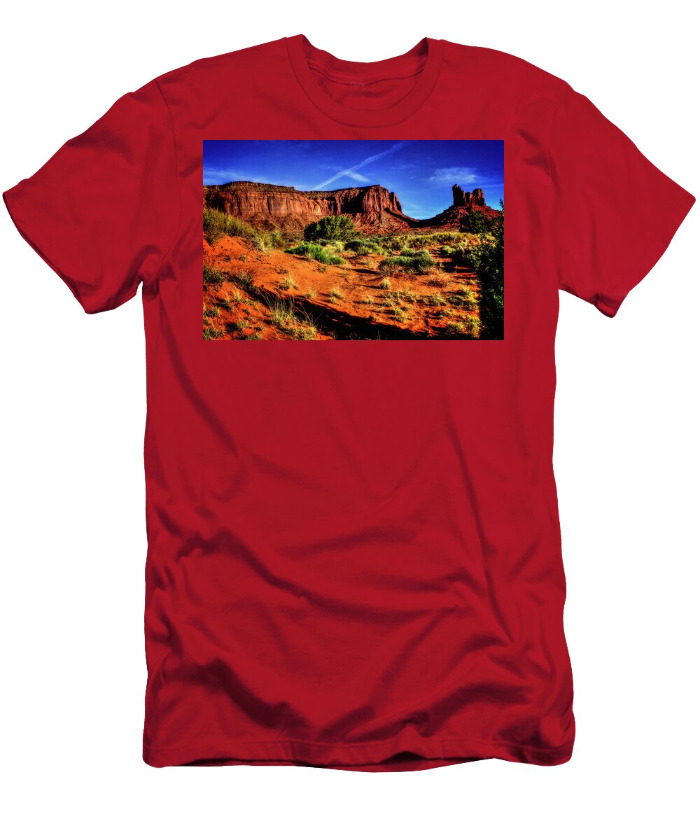 Utah T-Shirt featuring the photograph Monument Valley Views No. 9 by Roger Passman