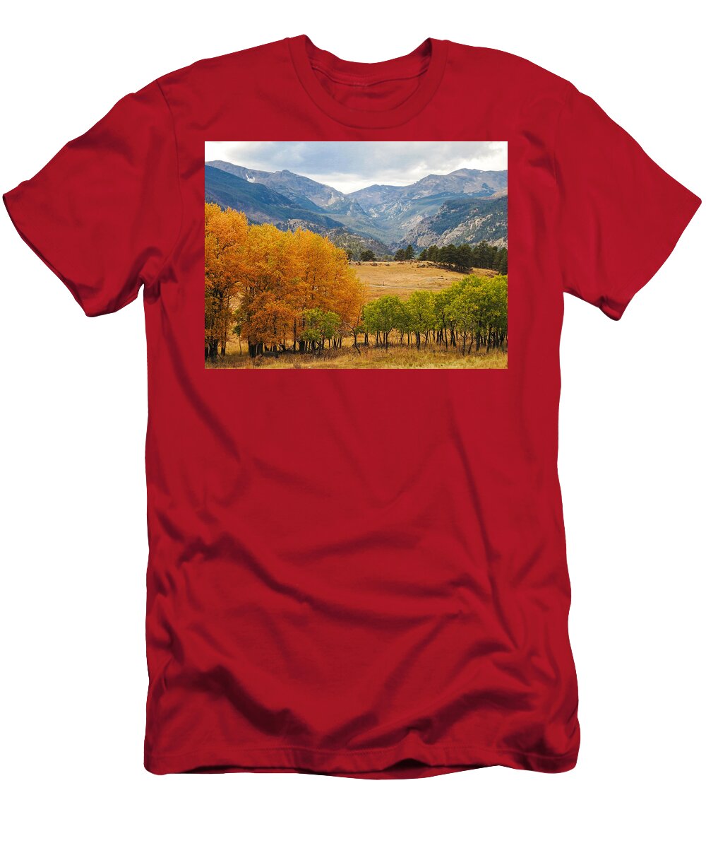 Colorado T-Shirt featuring the photograph Moraine Park in Rocky Mountain National Park by Dawn Key