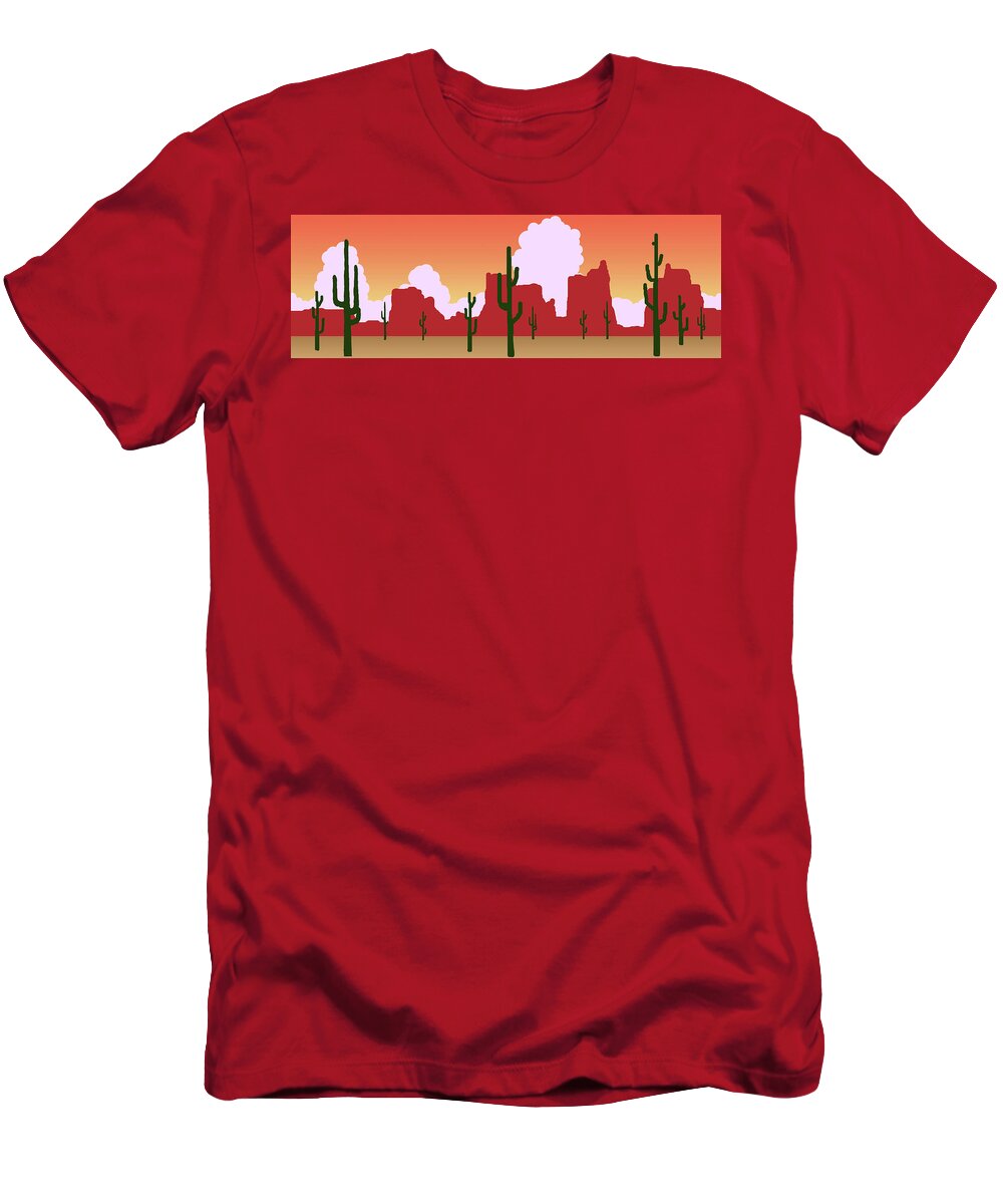 Model Railroad Background T-Shirt featuring the digital art Mrb1 by Timothy Bulone