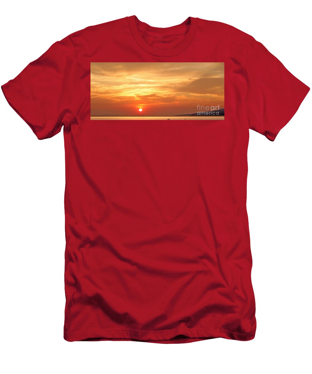 Sunset T-Shirt featuring the photograph Mykonos Sunset by Madeline Ellis