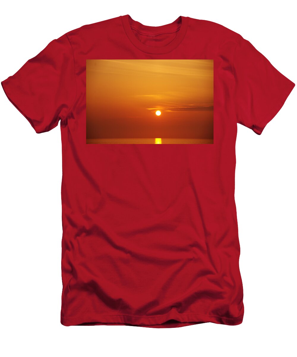 #沖縄 #okinawa #japan #sky #cools_japan #nago #dusk #travel_captures #igで繋がる空 #japan_of_insta #空 #sanset #sky #seaside #sea #pentax ##夕焼け #夕焼け空 #dusk #carlzeiss #oldlens #オールドレンズ T-Shirt featuring the photograph Nago Sunset Okinawa Japan by Kuro Kuro