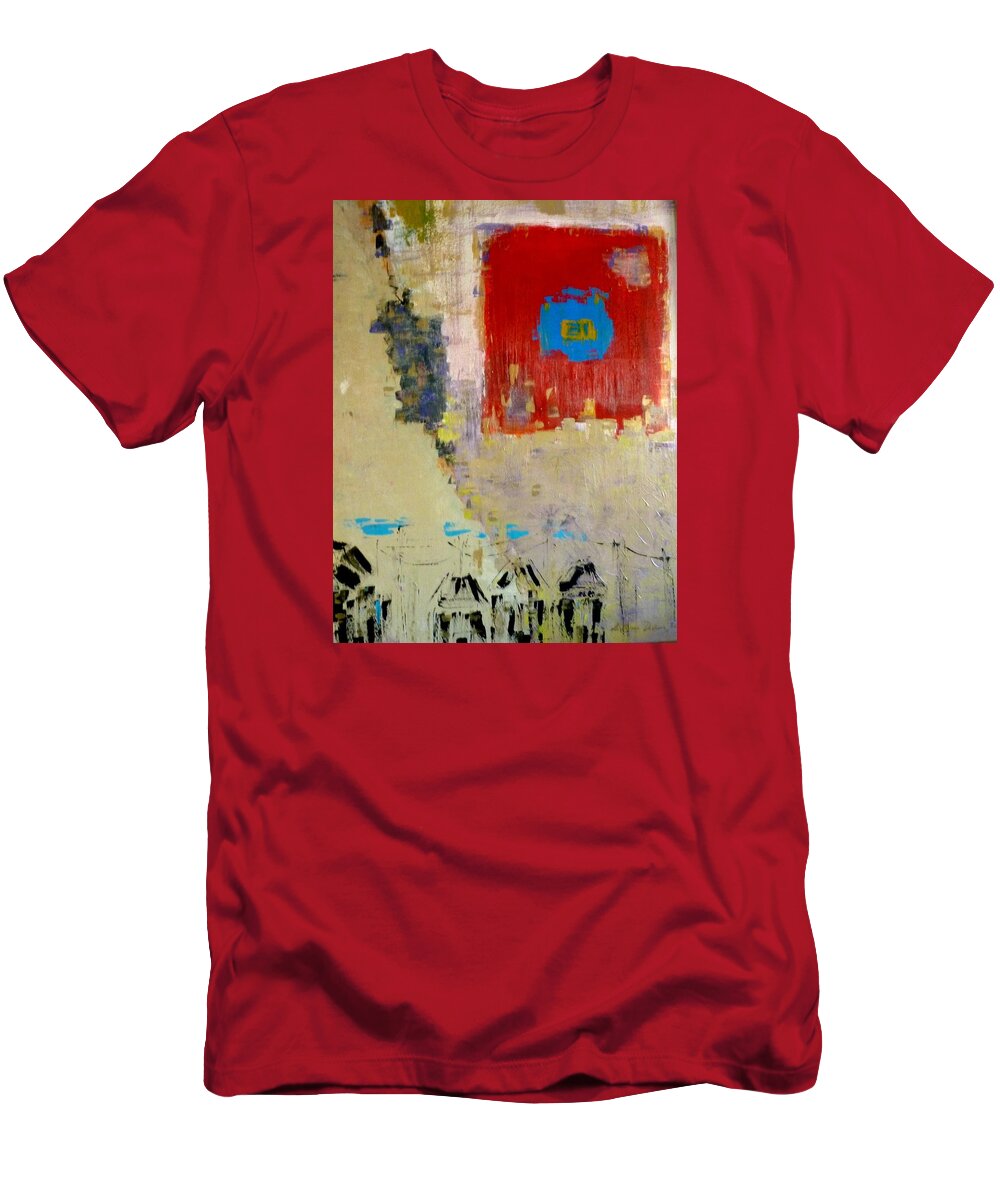  T-Shirt featuring the painting North by Lilliana Didovic