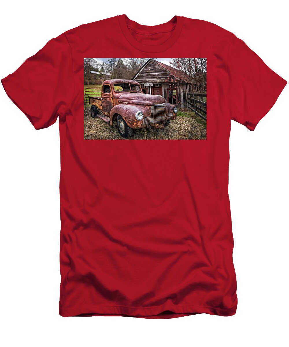 1930s T-Shirt featuring the photograph Old and Rusty by Debra and Dave Vanderlaan
