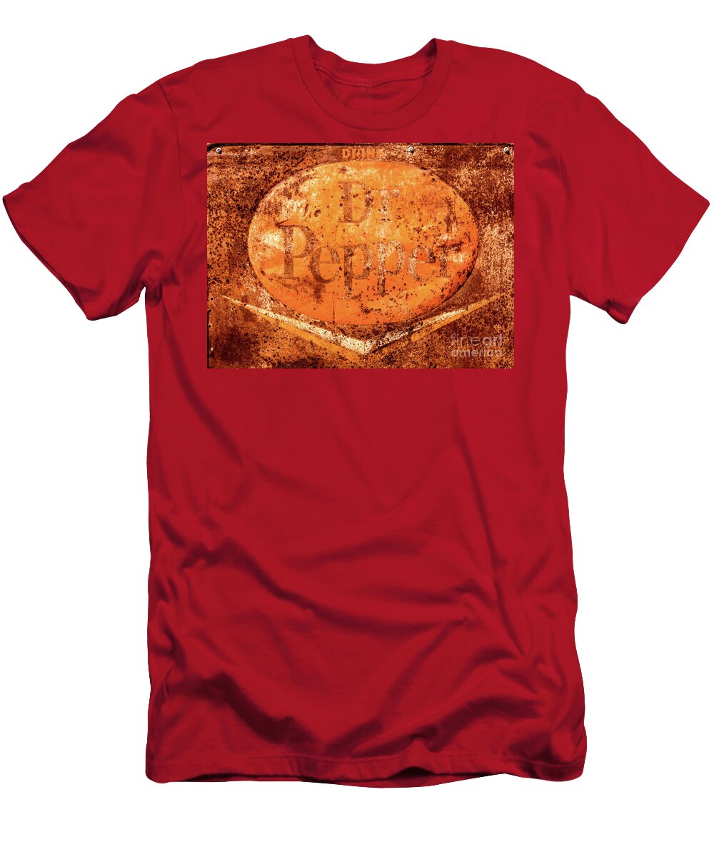 Doctor T-Shirt featuring the photograph Old Dr Pepper Sign by M G Whittingham