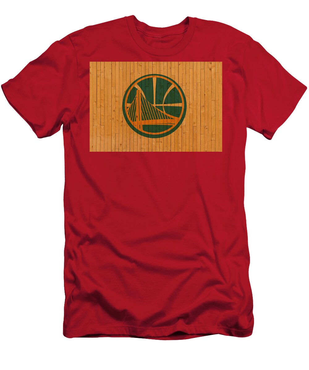 Old Golden State Warriors Basketball Gym Floor T-Shirt by Design Turnpike -  Instaprints