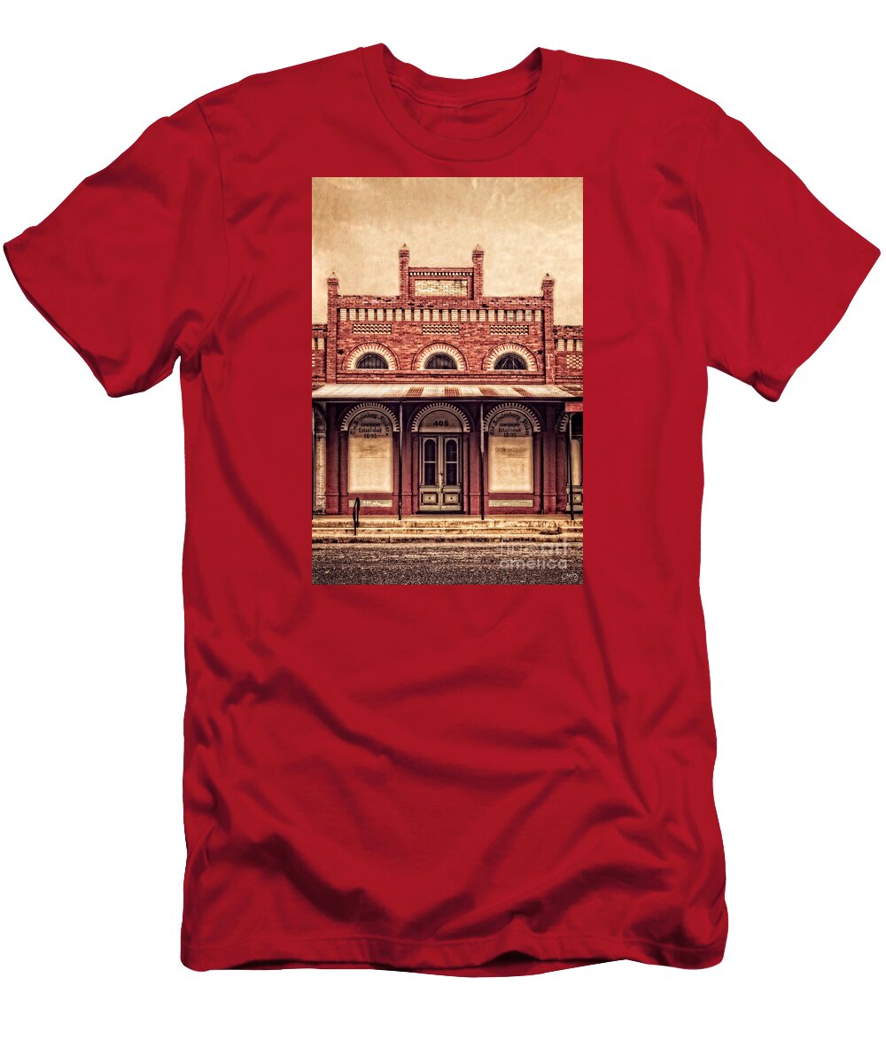 Old Newspaper Office T-Shirt featuring the photograph Old Newspaper Office by Imagery by Charly
