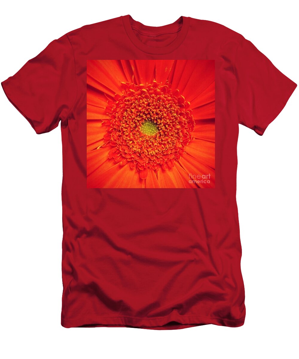Flower T-Shirt featuring the photograph Orange for Andy by Denise Railey