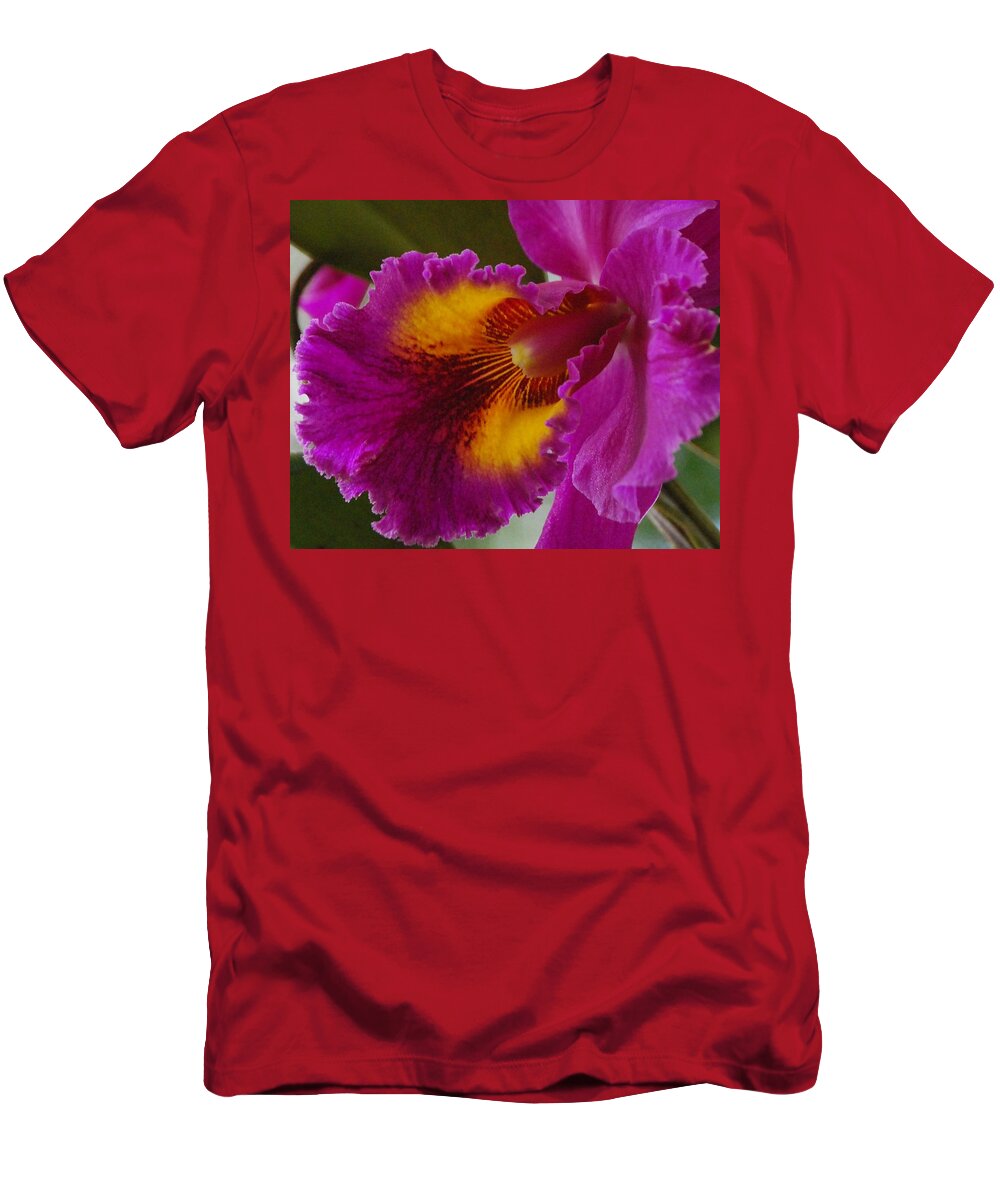 Orchid T-Shirt featuring the photograph Orchid in the Wild by Debbie Karnes