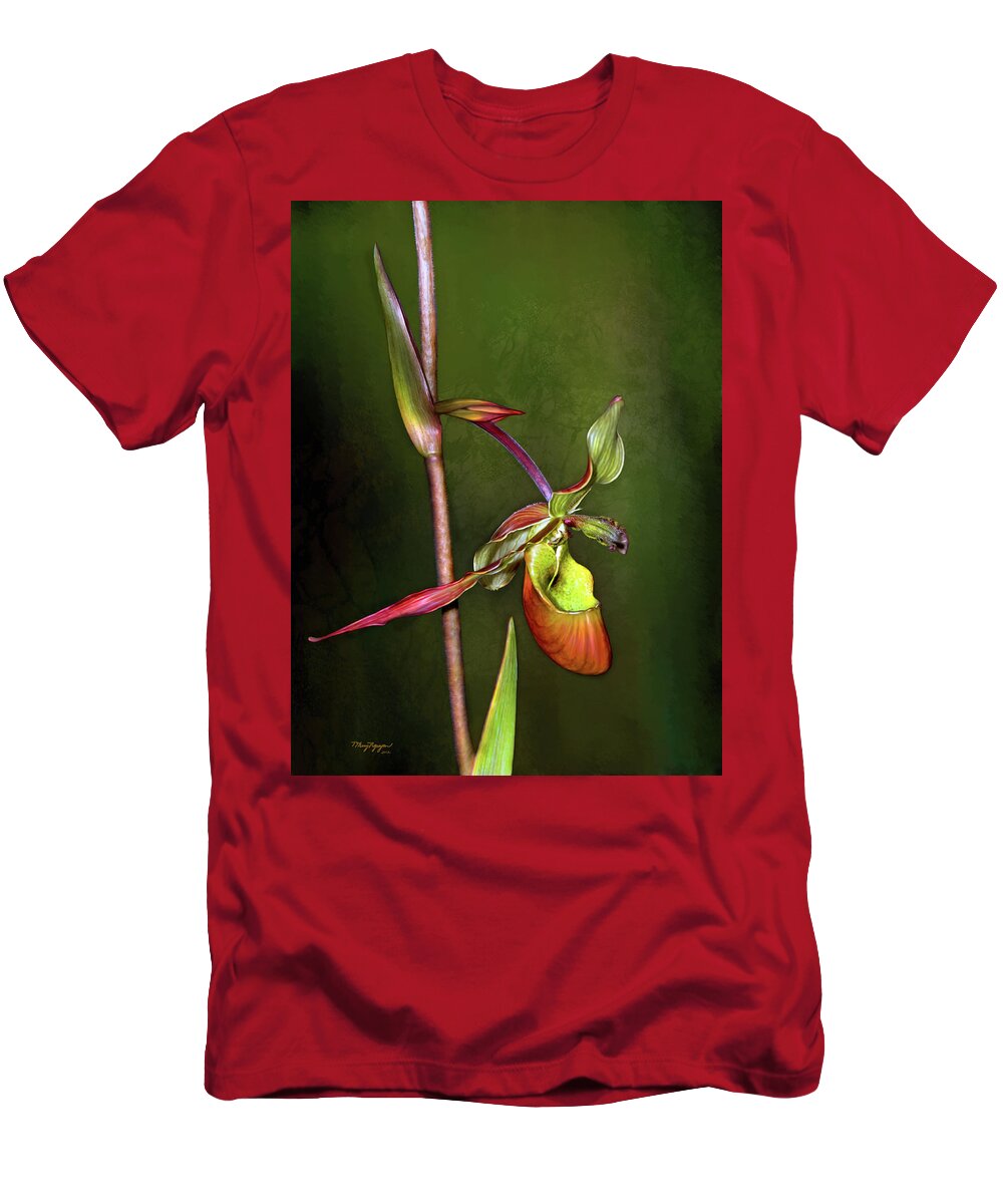 Orchid T-Shirt featuring the digital art Orchid by Thanh Thuy Nguyen