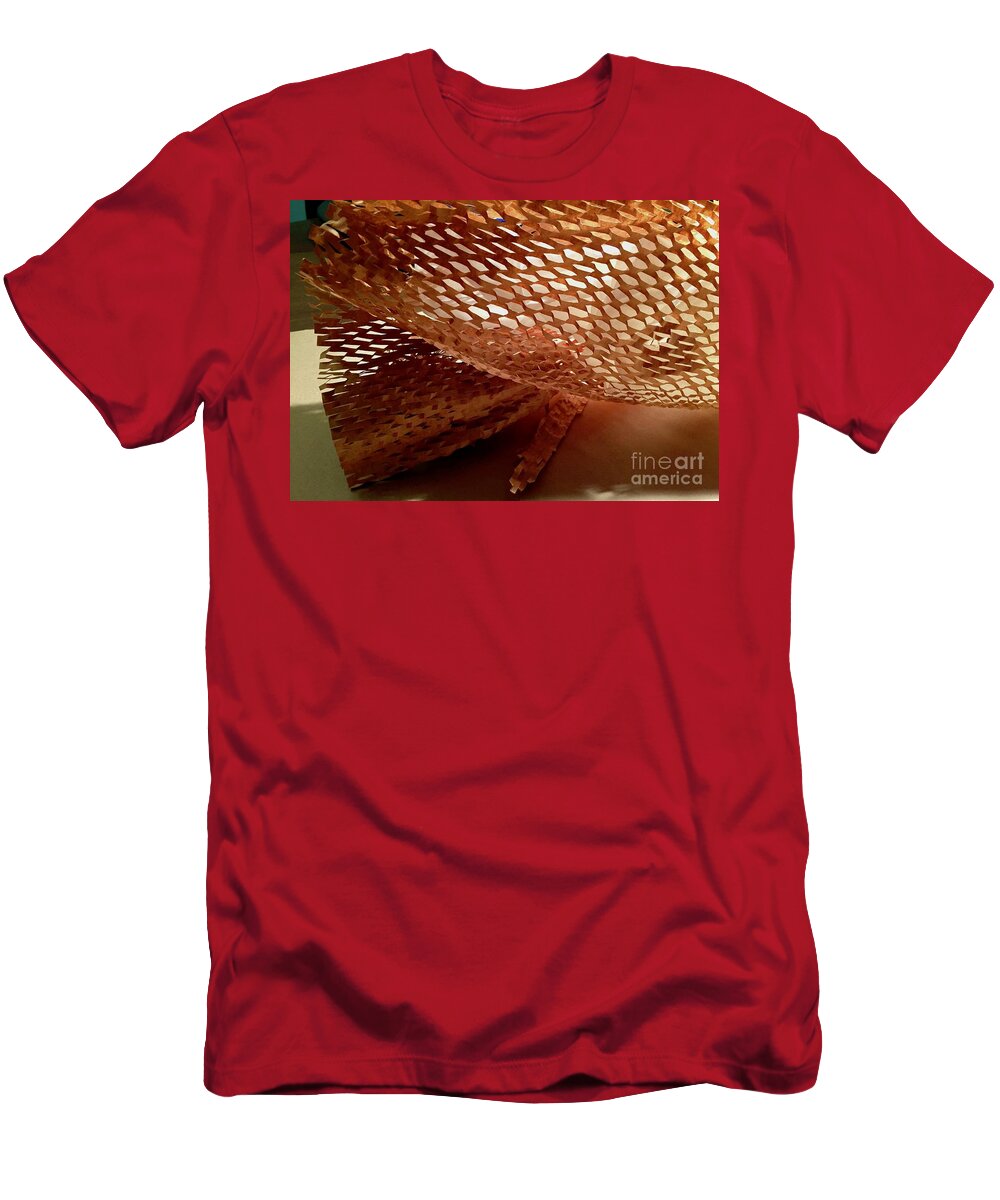 Color Texture Pattern Light T-Shirt featuring the photograph Paper Series 1-9 by J Doyne Miller