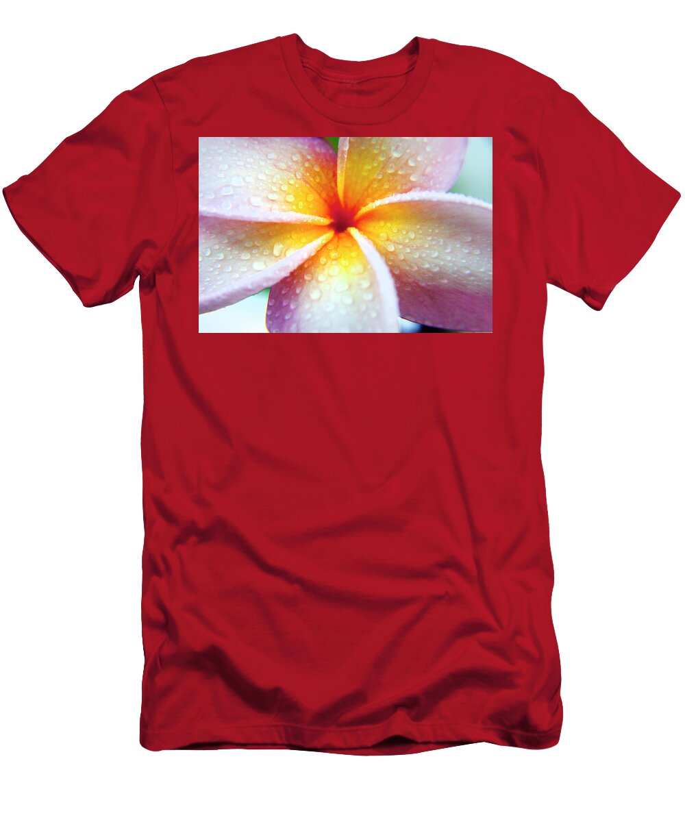 Botanic T-Shirt featuring the photograph Pastel Droplets by Sean Davey