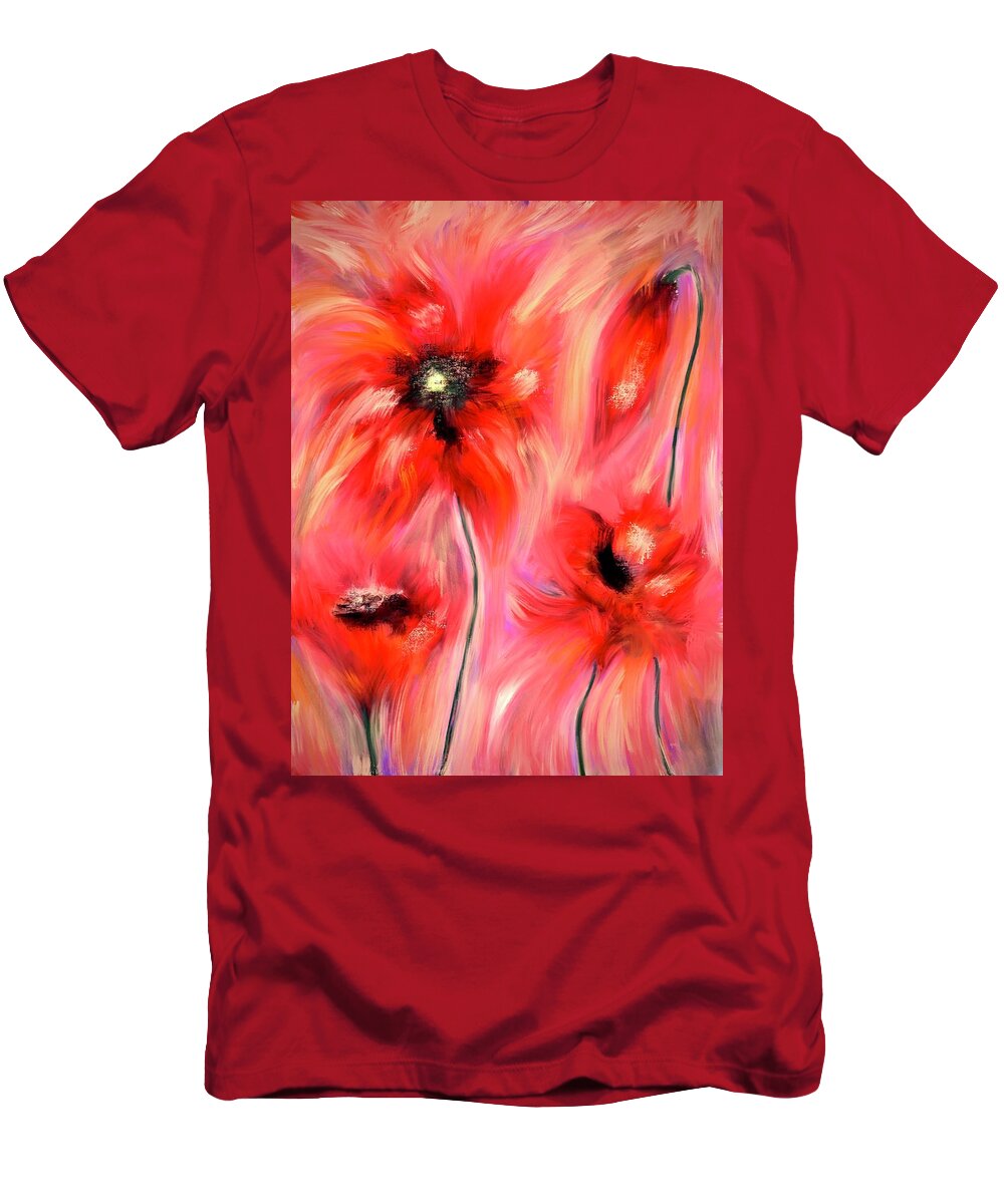 Persephone T-Shirt featuring the digital art Persephone's Excursions by Laurie's Intuitive