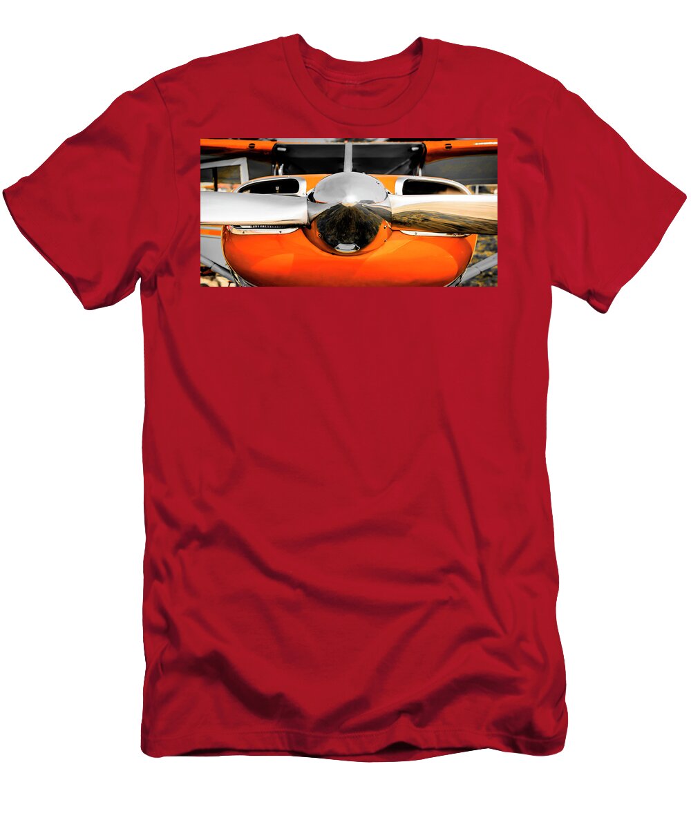 108-2 T-Shirt featuring the photograph Pretty in Orange by Chris Smith