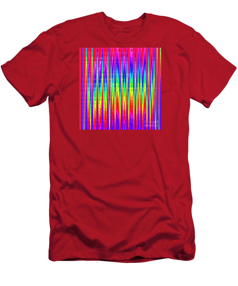 Unique T-Shirt featuring the digital art Psychedelia 2 by Susan Stevenson