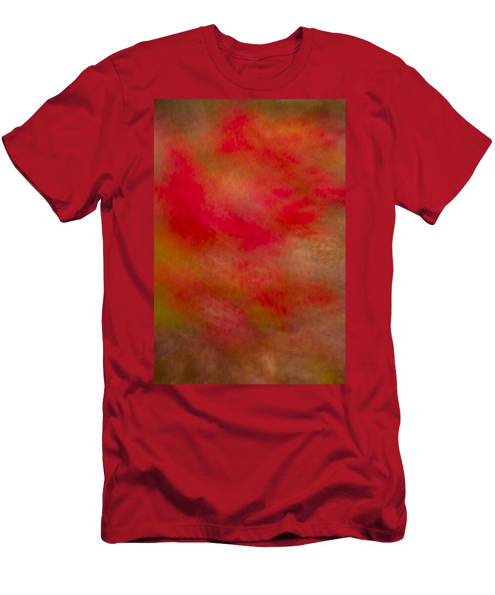 Impressionistic T-Shirt featuring the photograph Red Dancer by Irwin Barrett