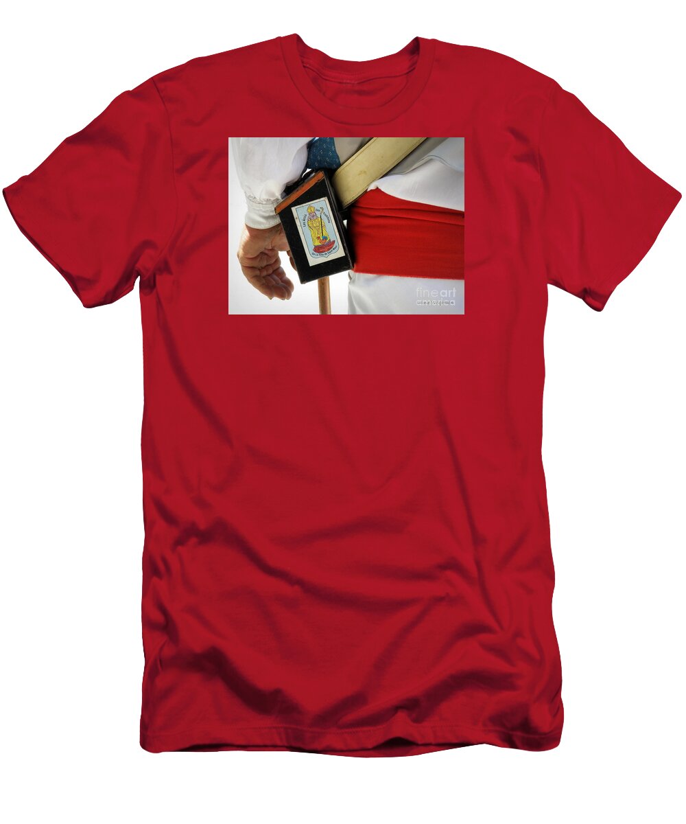 La Bravade T-Shirt featuring the photograph Red Sash and Saint Maur by Lainie Wrightson