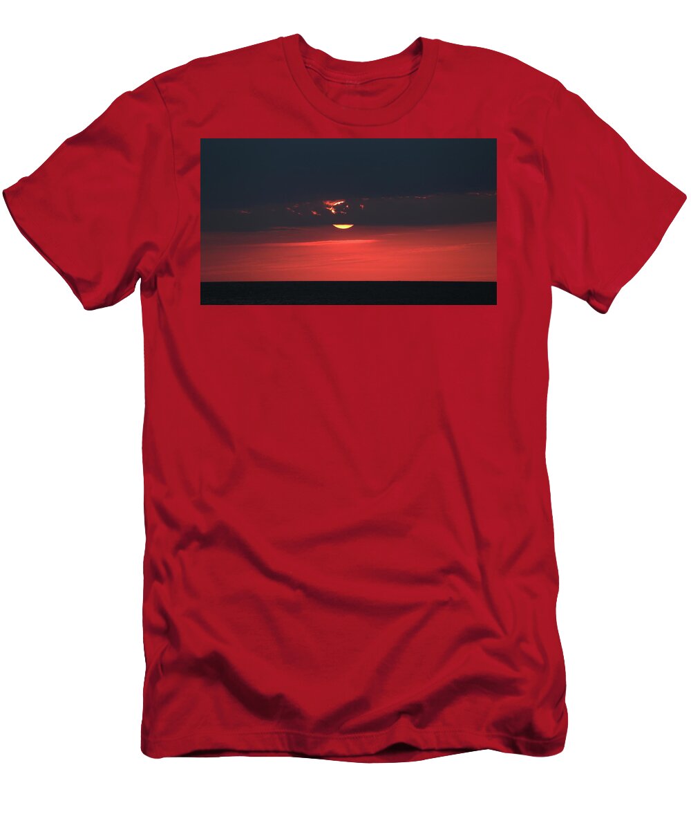 Photosbymch T-Shirt featuring the photograph Red Sky in the Morning by M C Hood