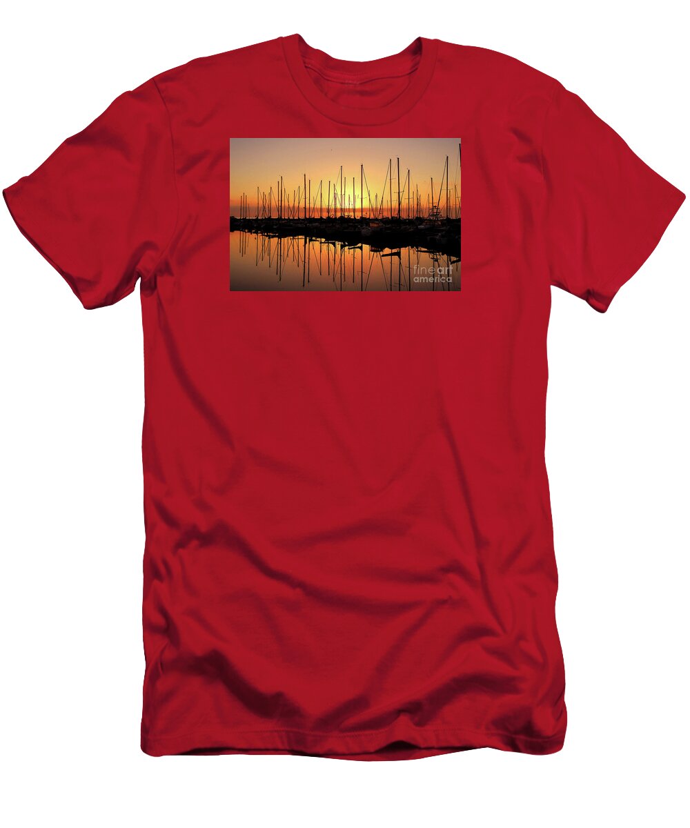Water T-Shirt featuring the photograph Nautical Reflections by Scott Cameron