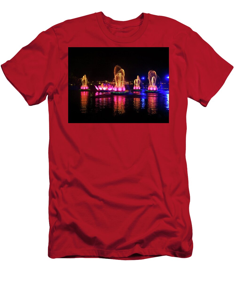 Rivers Of Light T-Shirt featuring the photograph Rivers of Light by C H Apperson