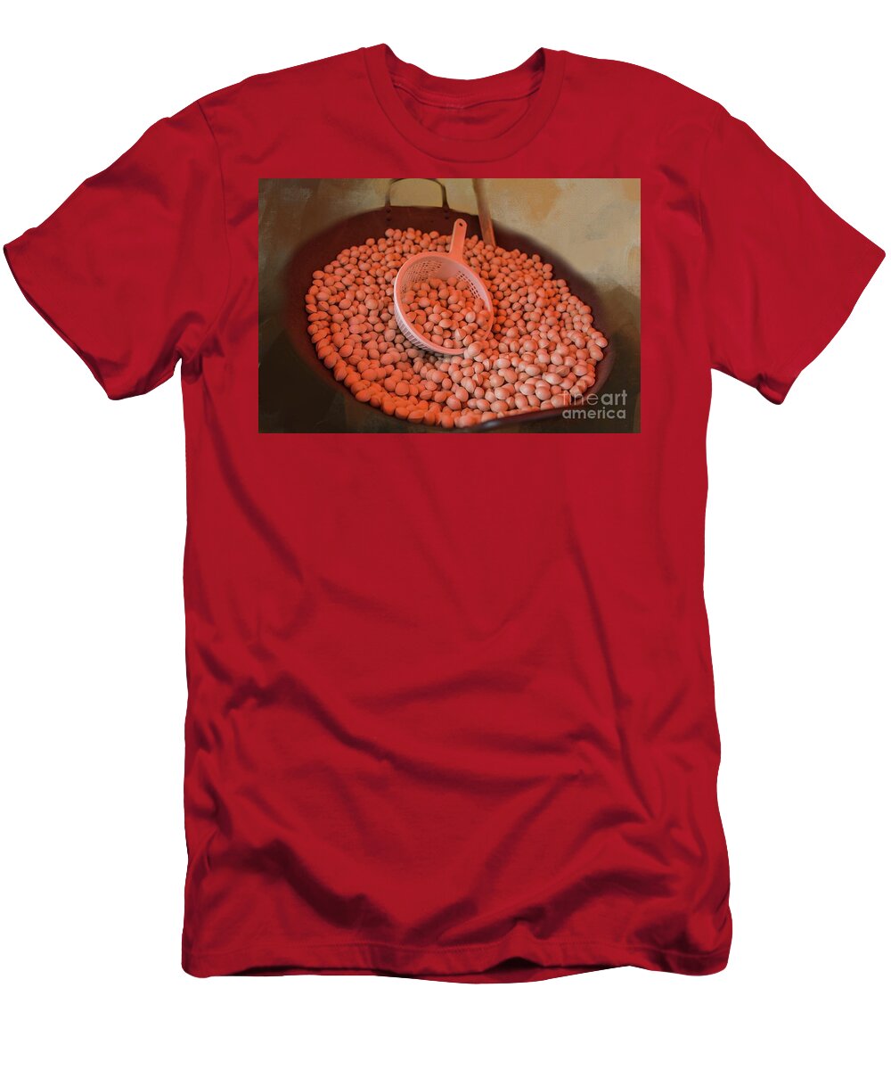 Gingko T-Shirt featuring the photograph Roasted Gingko Nuts by Eva Lechner