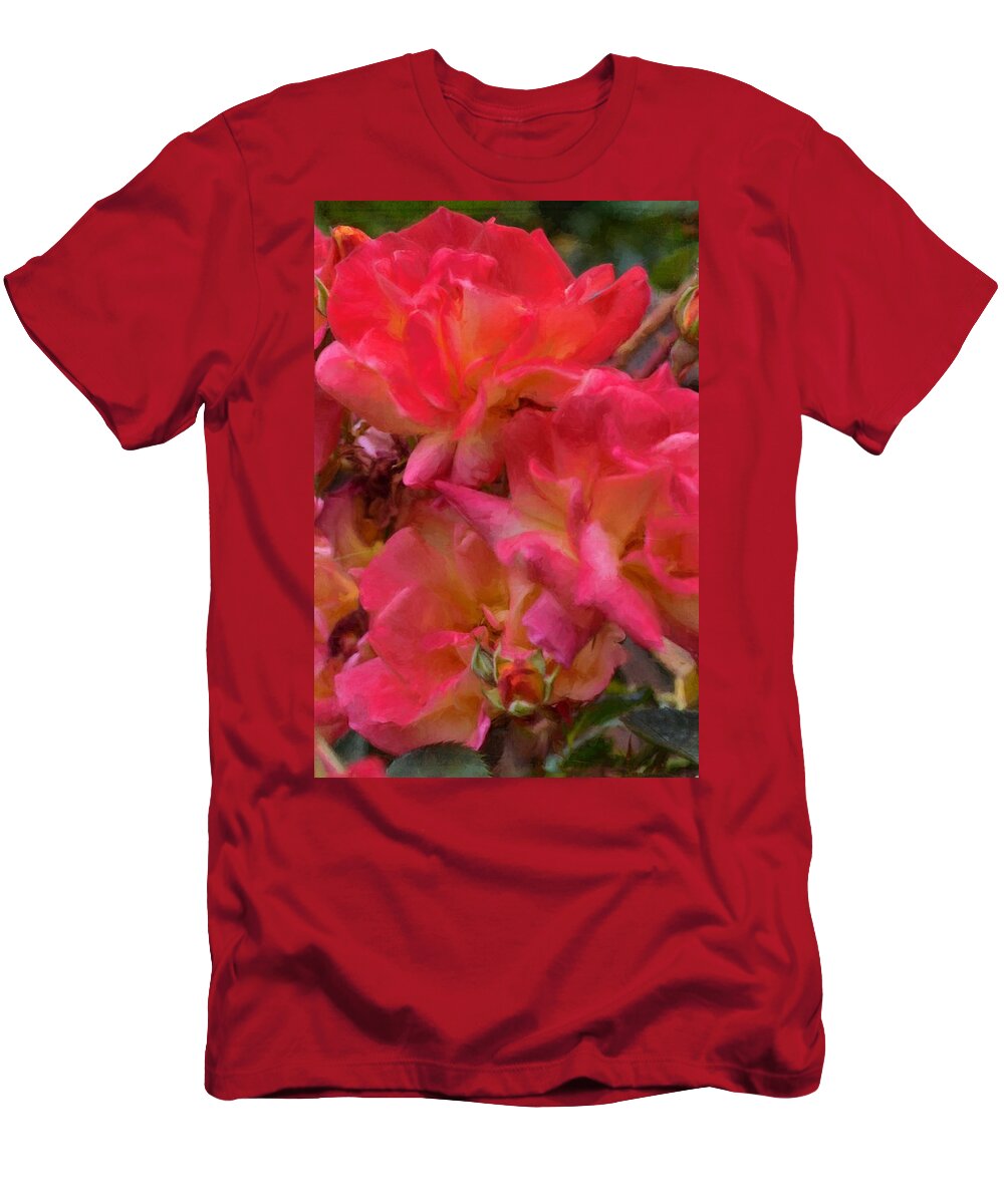 Floral T-Shirt featuring the photograph Rose 343 by Pamela Cooper