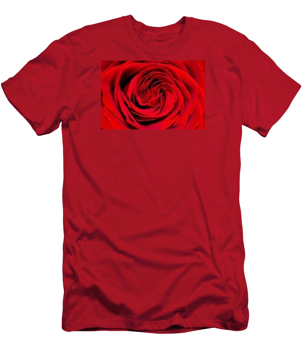  Flower Delivery T-Shirt featuring the photograph Rose by James Knecht