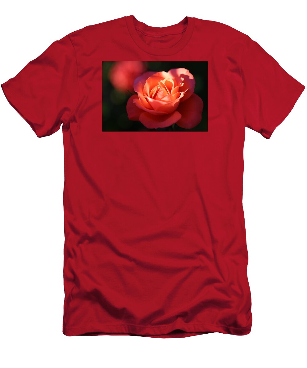 Rose T-Shirt featuring the photograph Rose with a Glow by Tammy Pool