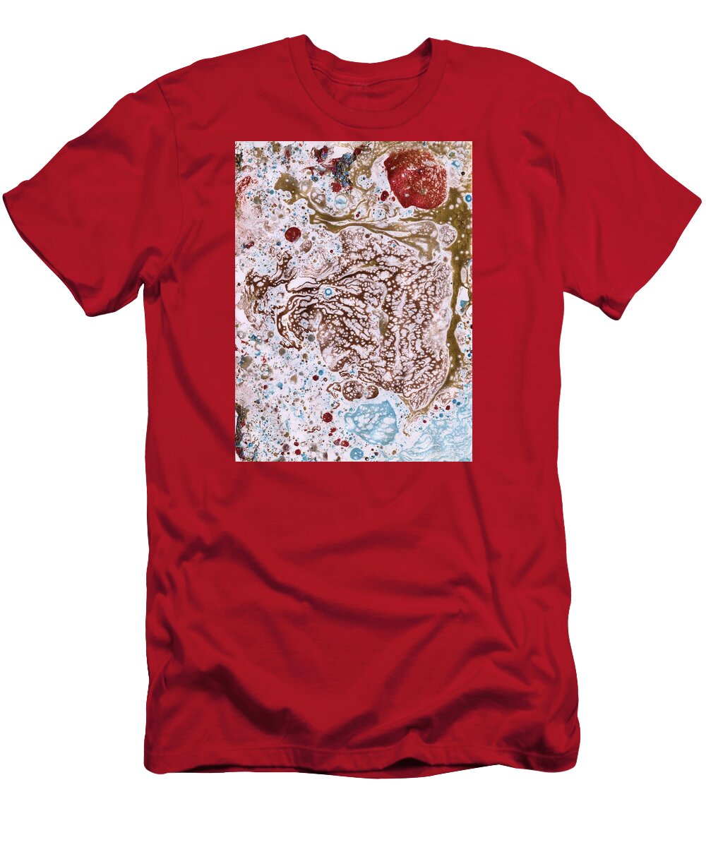 Turtle T-Shirt featuring the painting Snapping Turtle in the Sun by Phil Strang