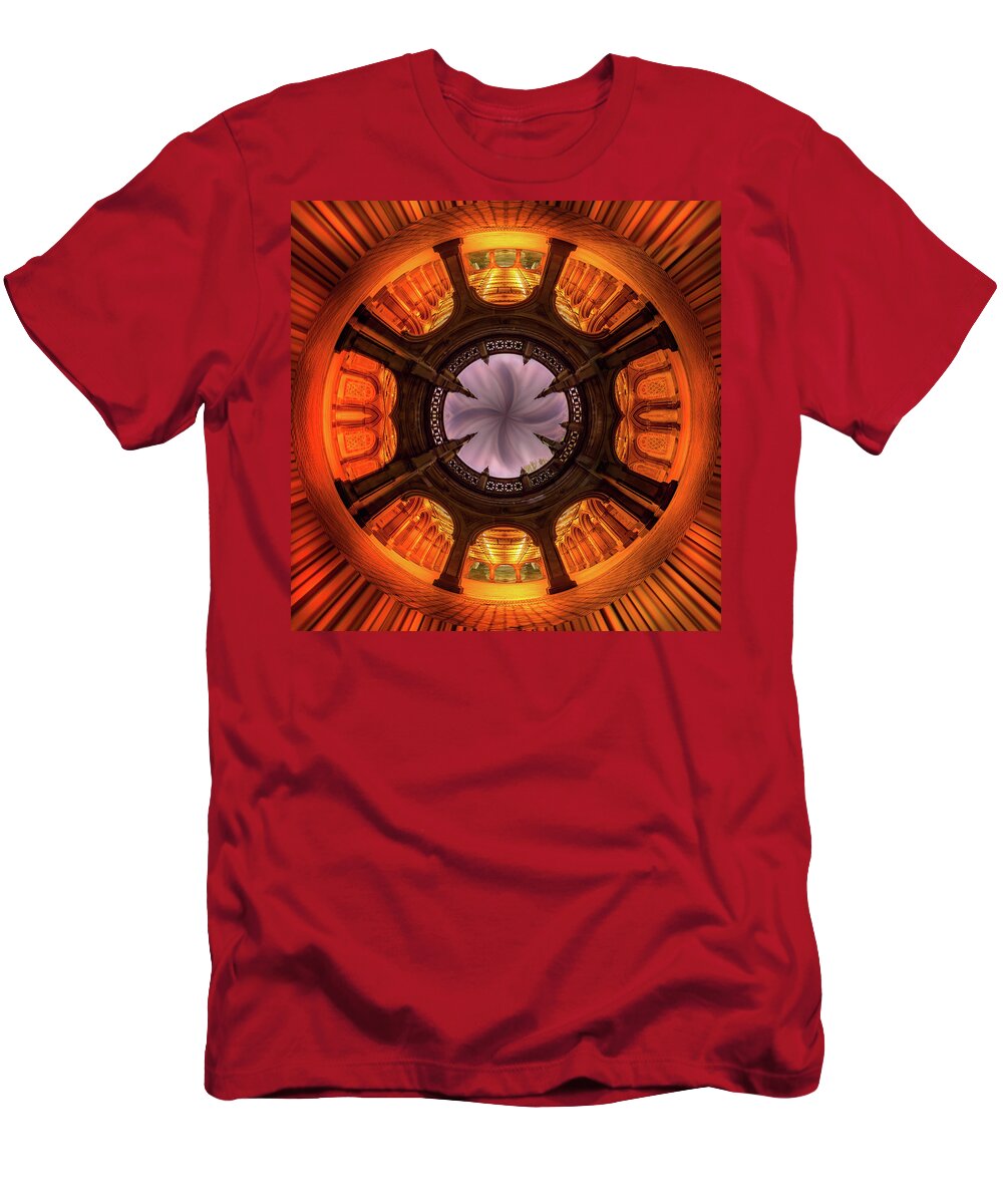 New York City T-Shirt featuring the photograph Solar Worship by Az Jackson