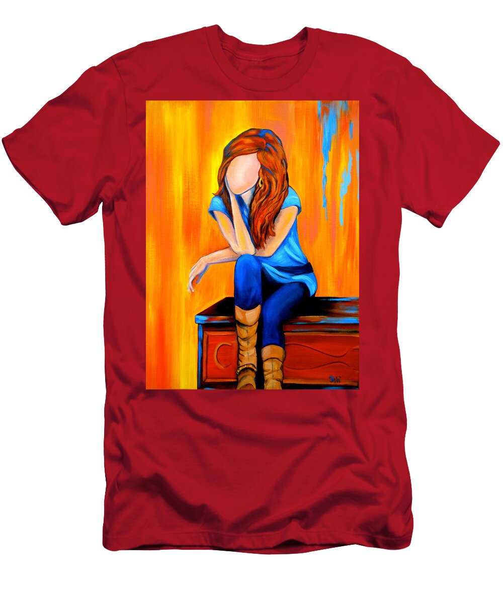 Southern Charm T-Shirt featuring the painting Southern Charm by Debi Starr