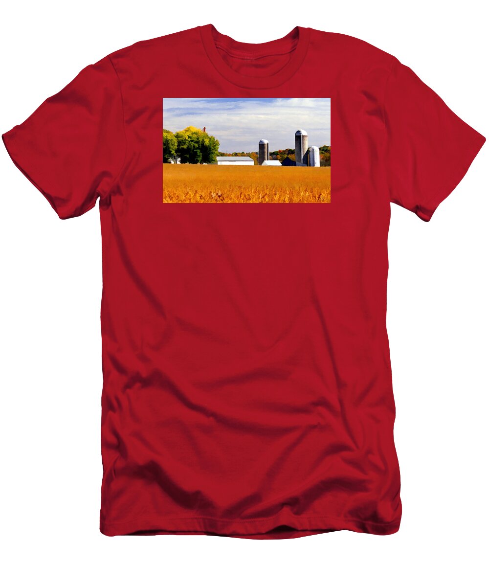 Landscape T-Shirt featuring the photograph Soybean by Sam Davis Johnson