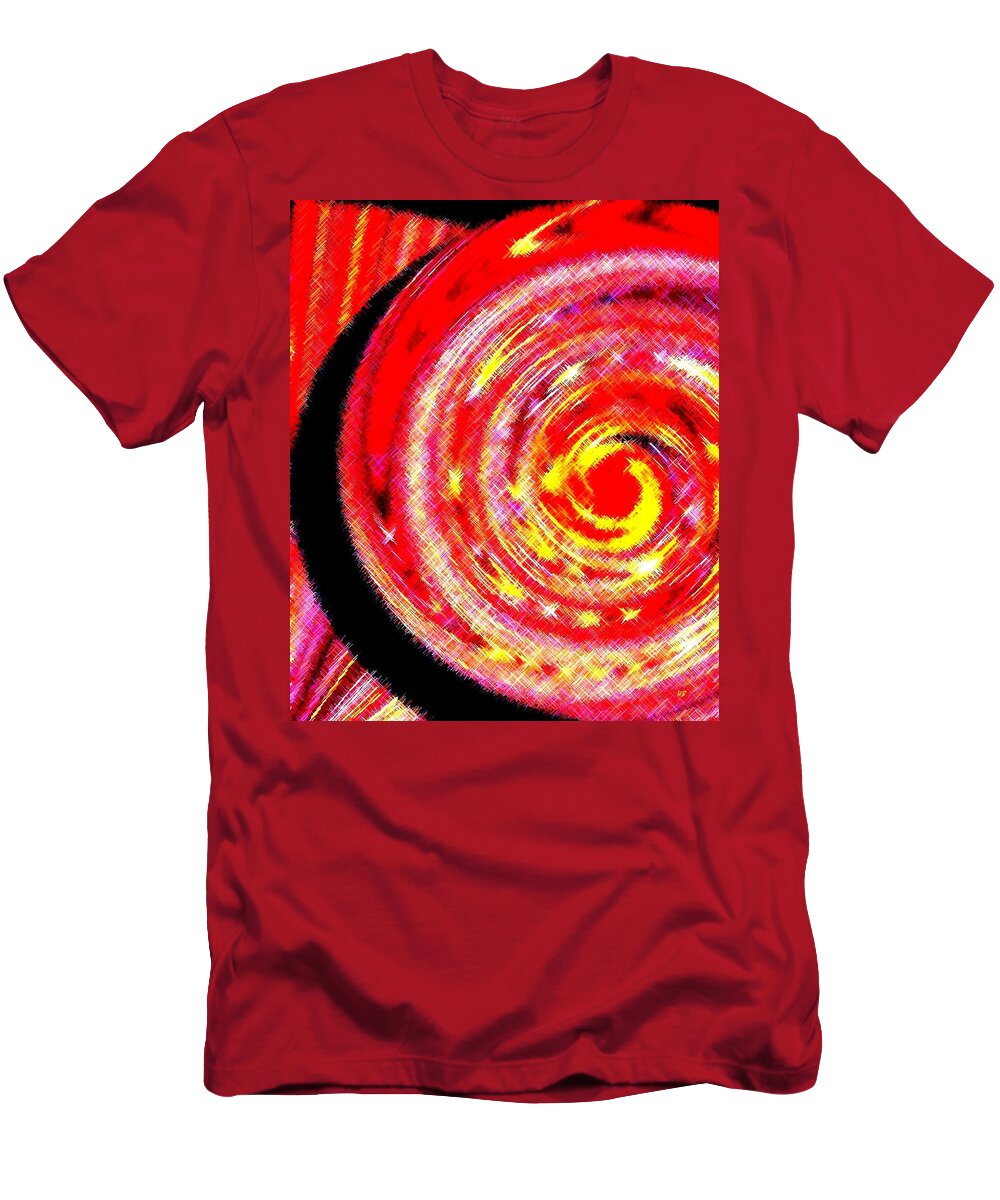 Abstract T-Shirt featuring the digital art Spinoff by Will Borden