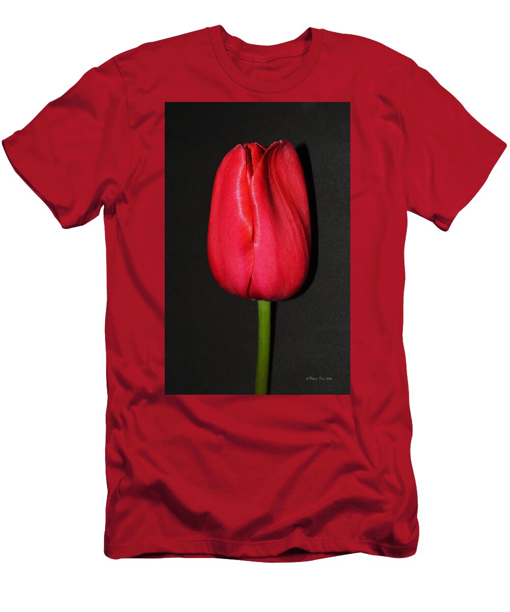 Flower T-Shirt featuring the photograph Spring Drop by Felicia Tica