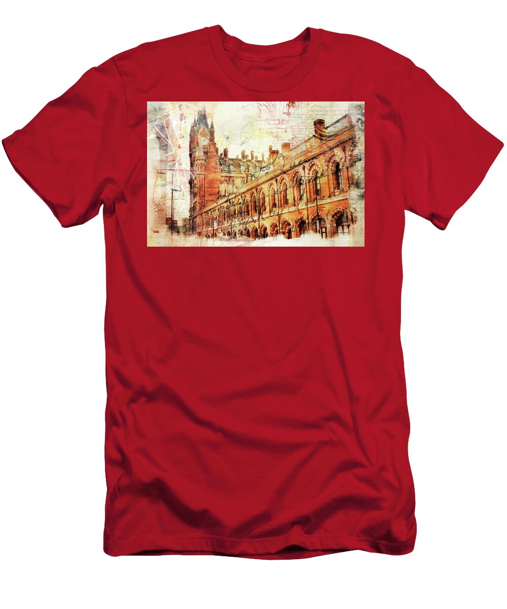 British T-Shirt featuring the photograph St Pancras by Nicky Jameson
